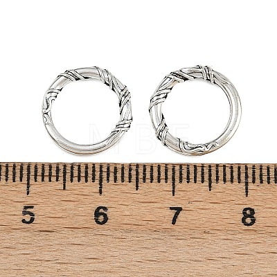Tibetan Style Alloy Linking Rings TIBE-B003-06AS-1
