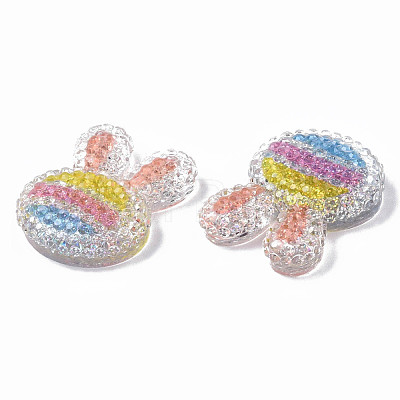 Transparent Resin Cabochons CRES-N034-10-1