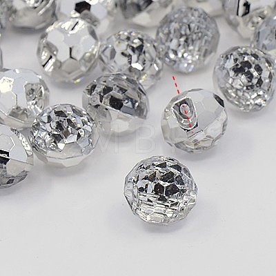 Acrylic Rhinestone Buttons BUTT-J005-M-1