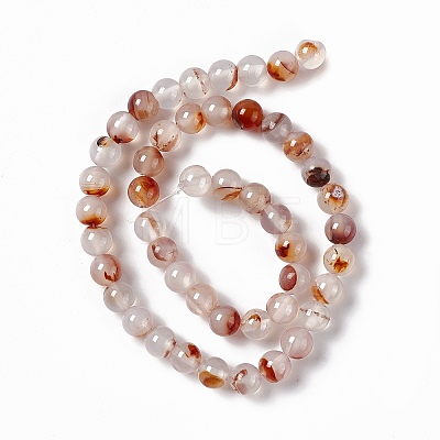 Natural Agate Beads Strands G-C011-01A-1