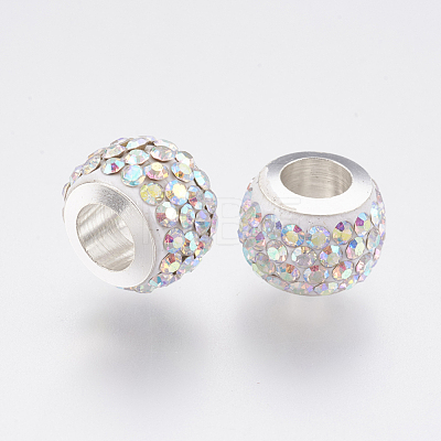 304 Stainless Steel European Beads CPDL-E045-A10-1