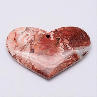 Natural Mexican Agate Pendants G-G647-71-1