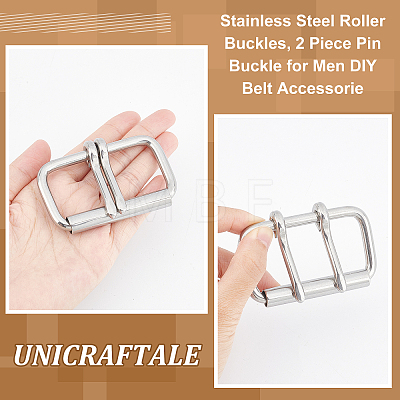 Stainless Steel Roller Buckles DIY-WH0304-354-1