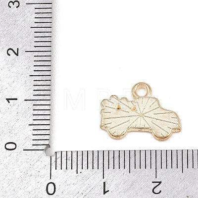 Valentine's Day Alloy Enamel Pendants ENAM-I084-01KCG-01-1