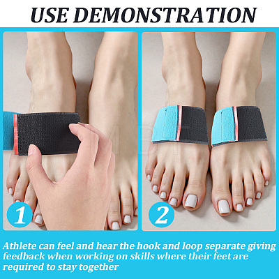 Polyester Gymnastics Ankle Straps AJEW-WH20006-462B-1