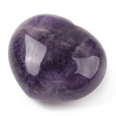 Natural Amethyst Thumb Massage Stone G-I367-06C-1