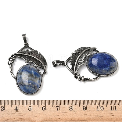 Natural Lapis Lazuli Pendants G-H332-11AS-10-1