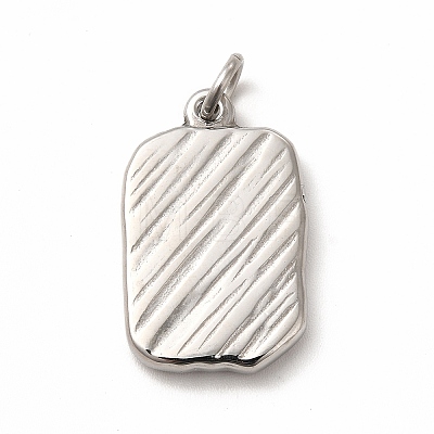 Non-Tarnish 304 Stainless Steel Pendants STAS-A076-15P-1