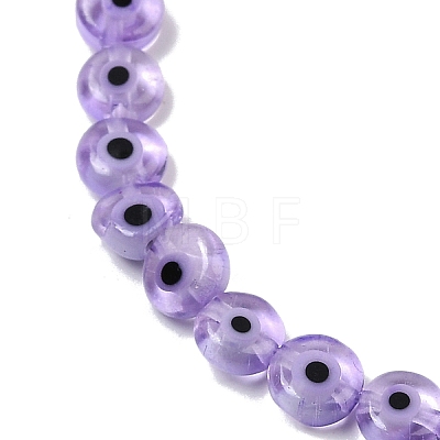 Handmade Evil Eye Lampwork Beads Strands LAMP-G164-10A-02-1