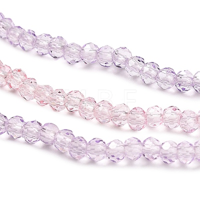 Transparent Painted Glass Beads Strands LS-DGLA-A034-T2mm-A05-1