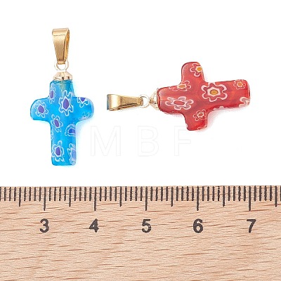 Handmade Lampwork Pendants PALLOY-JF05246-1