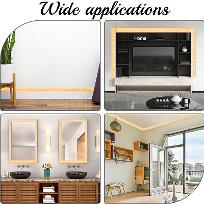 1Pc PVC Foam 3D Self-Adhesive Waterproof Wallpaper Border PAAG-CP0001-01F-1