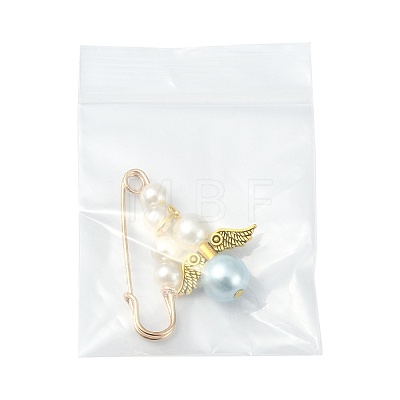 Iron Safety Pin Brooch JEWB-FS00002-1