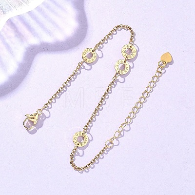 304 Stainless Steel Link Bracelets BJEW-JB12822-1