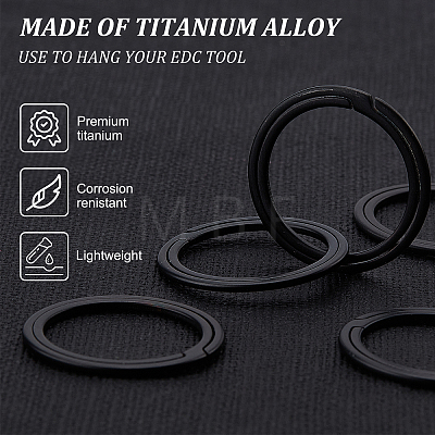 Olycraft Titanium Alloy Split Rings FIND-OC0001-95-1