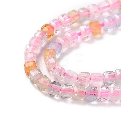 Natural Morganite Beads Strands G-K315-A07-1