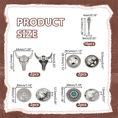 Alloy Bolo Tie Slide Clasps DIY-PH0022-64-1