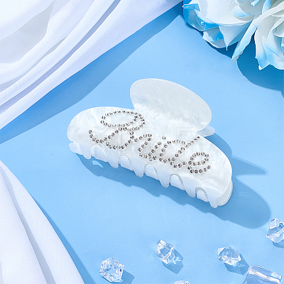 Acrylic Claw Hair Clips OHAR-WH0001-26-1