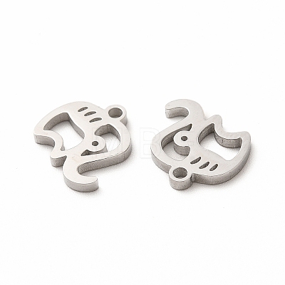 Non-Tarnish 304 Stainless Steel Charms STAS-M089-26P-1