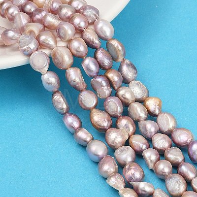 Natural Cultured Freshwater Pearl Beads Strands PEAR-P064-20C-02B-1