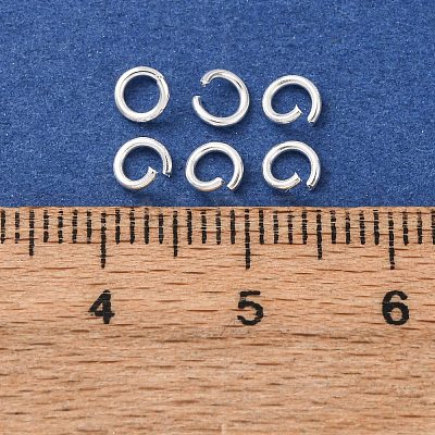 Brass Open Jump Rings KK-G604-08S-15-1
