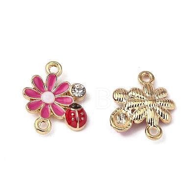 Zinc Alloy Enamel Connector Charms LS-FIND-TAC0009-23KCG-03-1