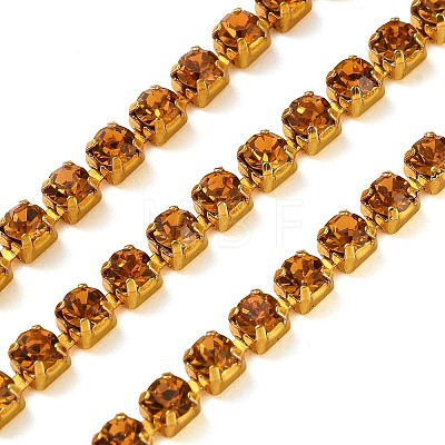 Iron Rhinestone Cup Chains CH-A008-01F-1