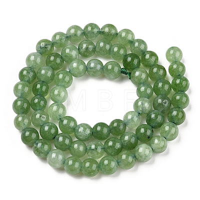 Natural Quartz Beads Strands G-R479-6mm-12-1