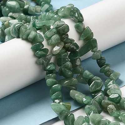 Natural Green Aventurine Beads Strands G-F703-06-1