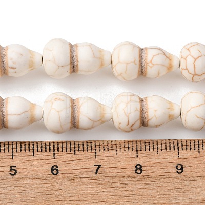 Synthetic Turquoise Dyed Beads Strands G-B184-B01-02-1