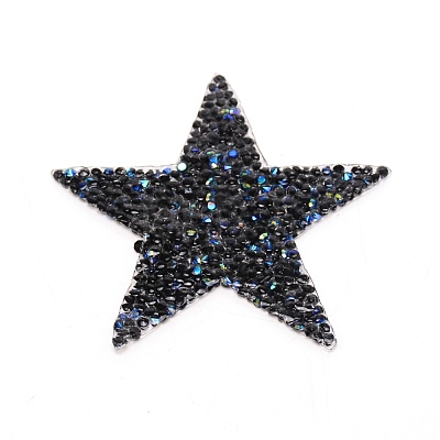 Star Glitter Hotfix Rhinestone DIY-WH0301-92C-01-1
