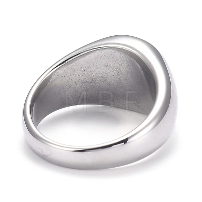 304 Stainless Steel Finger Rings STAS-H101-01P-10-1