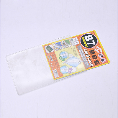Plastic Badge Card Holders AJEW-R038-01-1