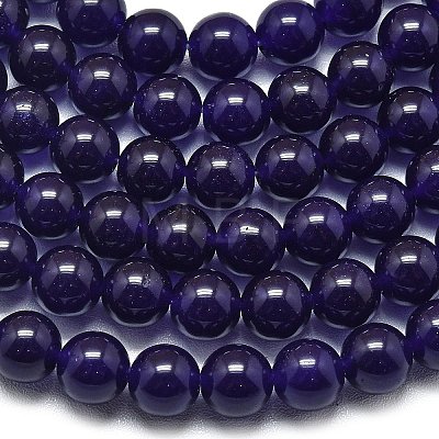 Natural Malaysia Jade Beads Strands G-L645-C01-8mm-07-1