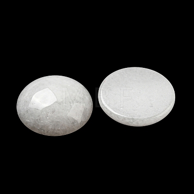 Natural White Jade Cabochons G-C115-02A-38-1