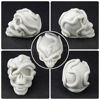 Halloween Theme DIY Candle Silicone Molds DIY-WH0265-59-1