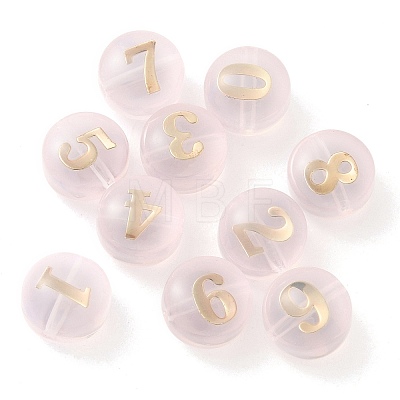 10Pcs Transparency Glass Beads GLAA-Q001-02A-1