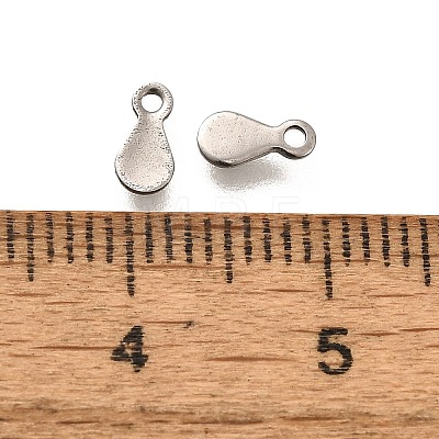 304 Stainless Steel Stamping Blank Tag Charms STAS-F311-04P-01-1