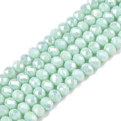 Electroplate Glass Beads Strands LS-EGLA-A044-P3mm-B14-1