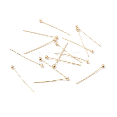 Brass Ball Head Pins KK-WH0058-02A-G02-1