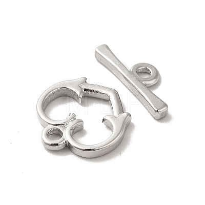 304 Stainless Steel Toggle Clasps STAS-H212-26P-1