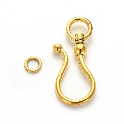 Tibetan Style S Hook Clasps GLF5091Y-1