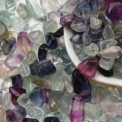 Natural Green Fluorite Chip Beads LS-X-G-M364-06-1