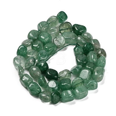 Natural Green Aventurine Beads Strands G-P568-C11-01-1