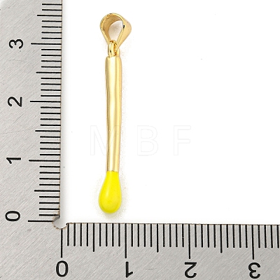Real 18K Gold Plated Brass Pendants KK-R159-40G-1