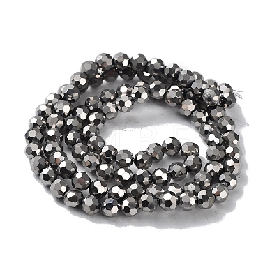 Electroplate Glass Bead Strands LS-EGLA-R042-6mm-06-1