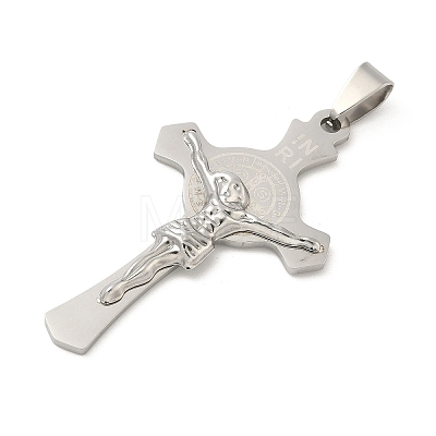 201 Stainless Steel Laser Cut Big  Pendants STAS-P428-13P-02-1
