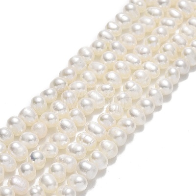 Natural Cultured Freshwater Pearl Beads Strands PEAR-F018-16B-01-1