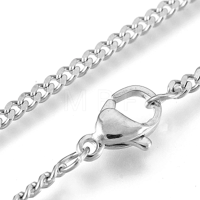 Non-Tarnish 304 Stainless Steel Necklace LS-MAK-K004-11P-1