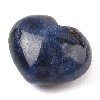 Natural Sodalite Love Heart Stone G-I367-03N-1